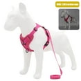 thumbnail image 1 of Harnais Réfléchissant pour Chien, Design Style Veste, Laisse Ajustable pour Chiot, Harnais de Poitrine pour Animal, Fournitures pour Animaux, Rose Rouge/TG, 1 of 9