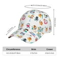 thumbnail image 2 of Fotbe Hello Summer Cat Gorro Clásico de Béisbol, Gorra Ajustable con Broche Snapback, Gorro de Exterior de Algodón Suave, 2 of 6