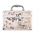 thumbnail image 4 of Bolsa de maquillaje portátil Fernando con espejo organizador de caja de maquillaje para mujer, 4 of 8
