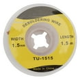thumbnail image 1 of Desoldering Wire  Solder Remover  Desoldering Braid Wire  Desoldering Wick  1.5mm Solder Wick 1.5m 1.5mm BGA Solder Wick Desoldering Braid Wire PCB Solder Remover, 1 of 7