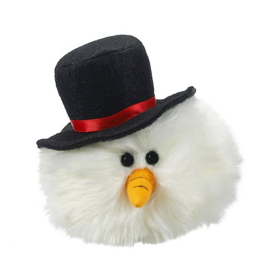 Tumbleweed Snowman Round Ball Plush Toy - By Ganz