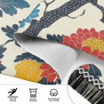 thumbnail image 6 of Yayeee Runner Rug for Bedroom 2'x6' Machine Washable Hallway Non Slip Mat, Vibrant Japanese Flowers, 6 of 8