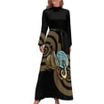 thumbnail image 2 of Abal con vestido largo de pesca maorí histórico vestidos de cóctel vestido de noche para mujer, 2 of 5