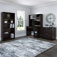 thumbnail image 3 of Bush Furniture Cabot 48" Computer Desk and Hutch, Espresso Oak, 3 of 8