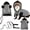 black white stripe, variant on Ferrets Hoodie And Harness Leash Set For Outdoor Activity Fleece Sweatershirt Secure Leash Ensures Safety for Pet Walking