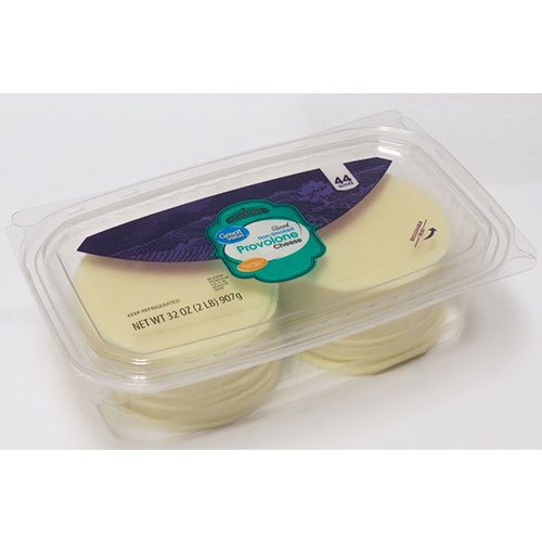 Great Value Sliced Provolone Cheese, 32 Oz., 44 Count
