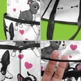 thumbnail image 5 of Garden Tool Bag,Pug and Love Heart Garden Tool Organizer,Garden Gifts,Waterproof Multi-Pocket Garden Tool Storage 11.8x5.5x11.4 Inch(Tools NOT Included), 5 of 6