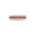 thumbnail image 2 of 10kt Rose Gold Womens Round Brown Diamond Band Ring 1/2 Cttw, 2 of 4