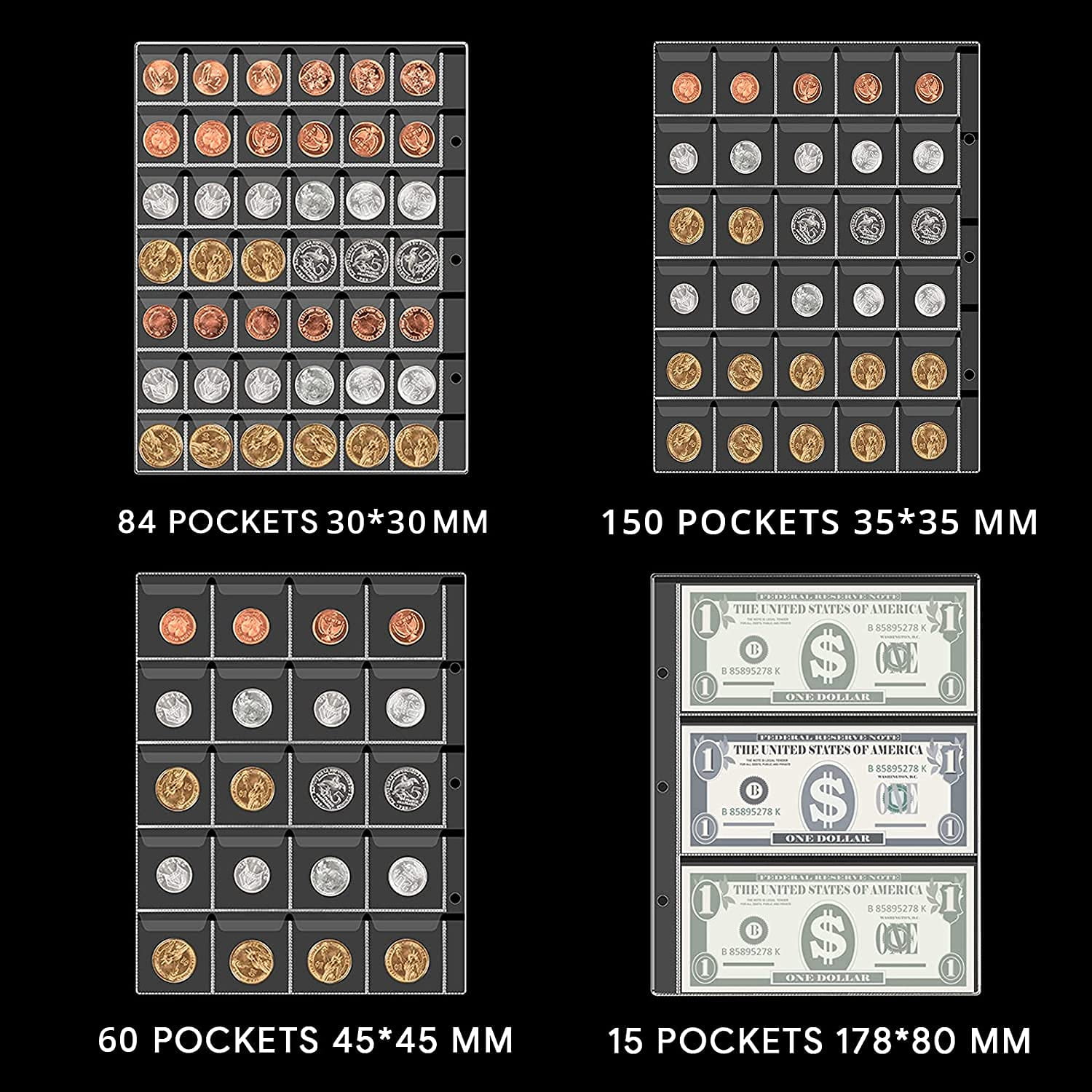 Coin Collection Supplies Pages for Collectors