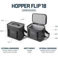 thumbnail image 4 of Nevera portátil YETI Hopper Flip 18 Black Forest Green, 4 of 9