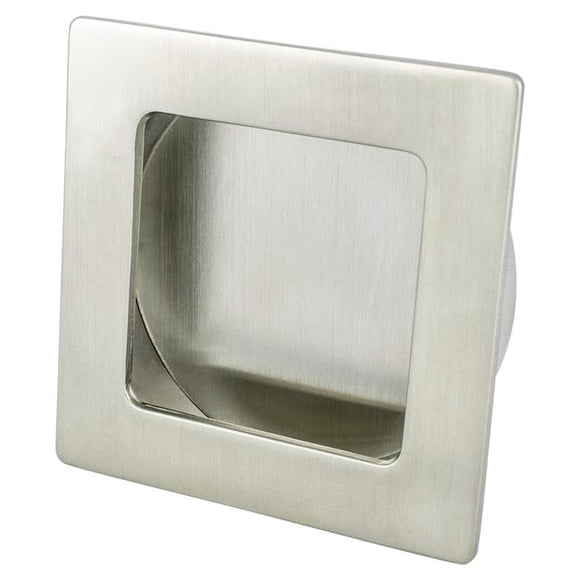 2.5 in. dia. Stylus Recess Knob with Brushed Nickel