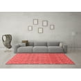 thumbnail image 3 of Ahgly Company Machine Washable Indoor Rectangle Abstract Red Modern Area Rugs, 2' x 3', 3 of 4