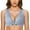 Grey, variant on Pimfylm Bras for Women Plus Size Push up Front Close Comfy Bras Lounge Bras Full Coverage Wrap Comfortable(Grey,40/90B)