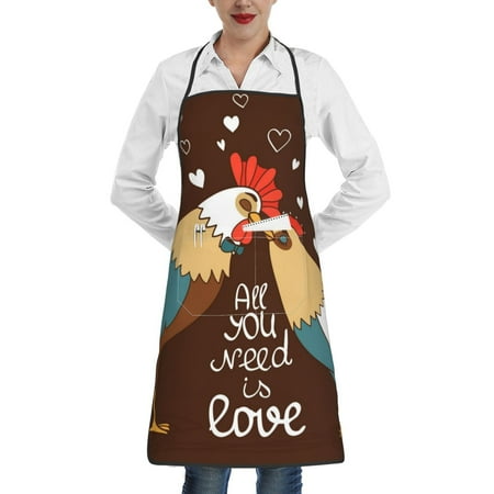 

Sikiie Rooster And Chicken Aprons for Kitchen Cooking Aprons Chef Apron for Men Women Chef
