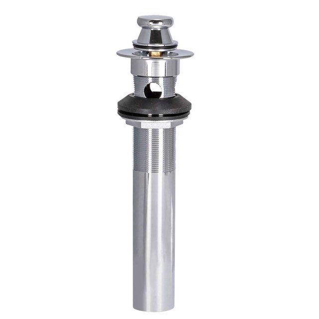 Ez-Flo Conjunto De Drenaje Extraíble De Elevación Y Giro De 1-1/4 Pulgadas X 7 Pulgadas Con Junta Tórica Cromada 35075