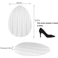 thumbnail image 4 of 6 Pairs Clear Non Slip Shoe Pads for Heels – Anti-Slip Grip Inserts for Pumps, Stilettos & Dress Shoes, Invisible Traction Stickers for Pointed Toe Soles, 4 of 7