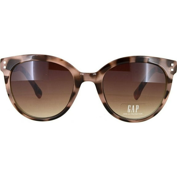 Gap-Sgp400 Oval Sunglasses Blush Havana Brown Solid