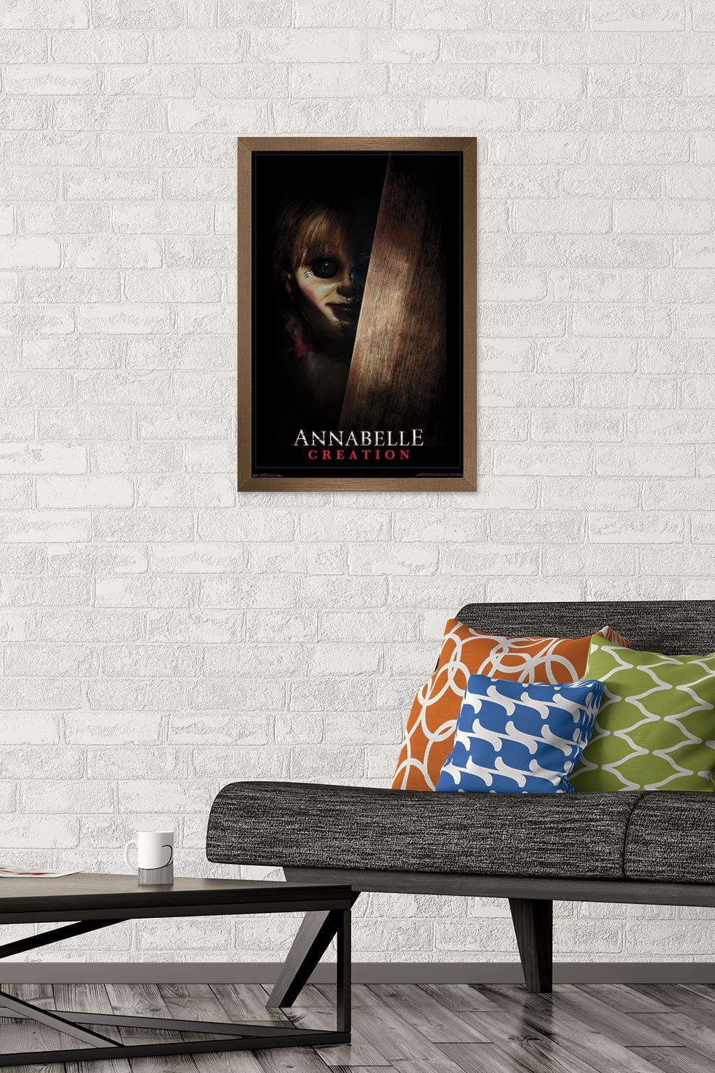 Annabelle - Peek Wall Poster, 14.725" x 22.375", Framed