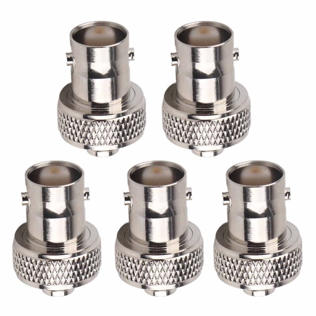 RF Coaxial Connector Kit, Nickel Plated Brass Contact RF Connector BNC Female To SMA Female For HF For Commodore Game System