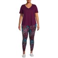 thumbnail image 4 of Terra & Sky Women's Plus Size Leggings, 4 of 5