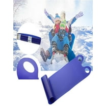 Mozhitti Kid Skiing Luge Board Sled Boards Snow Winter for Outdoor Plastic Snowboard Sled Outdoor Toys