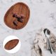 thumbnail image 4 of 1 bandeja de madera natural para servir comida, fruta, postre, vajilla, 4 of 6