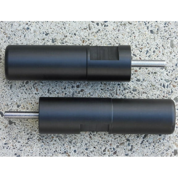 2006-2011 Kawasaki Ninja ZX14 BLACK NO-CUT FRAME SLIDERS