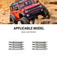 thumbnail image 2 of Eje de rueda de acero Bewildely 4x 1/24 para Axial SCX24 RC piezas de coche, 2 of 6