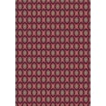 thumbnail image 1 of Ahgly Company Machine Washable Indoor Rectangle Transitional Rose Dust Purple Area Rugs, 6' x 9', 1 of 7