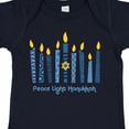 thumbnail image 4 of Inktastic Peace Light Hanukkah Boys or Girls Baby Bodysuit, 4 of 5