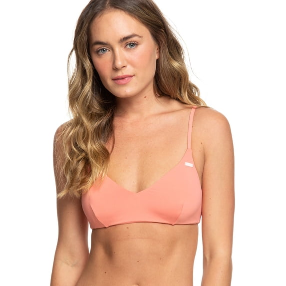 Roxy Women's Solid Beach Classics Athletic Triangle Top