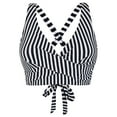 Swimming Shirts for Teen Girls Women Lace Up Swimwear Tops Underwire Full Coverage Bikini Top