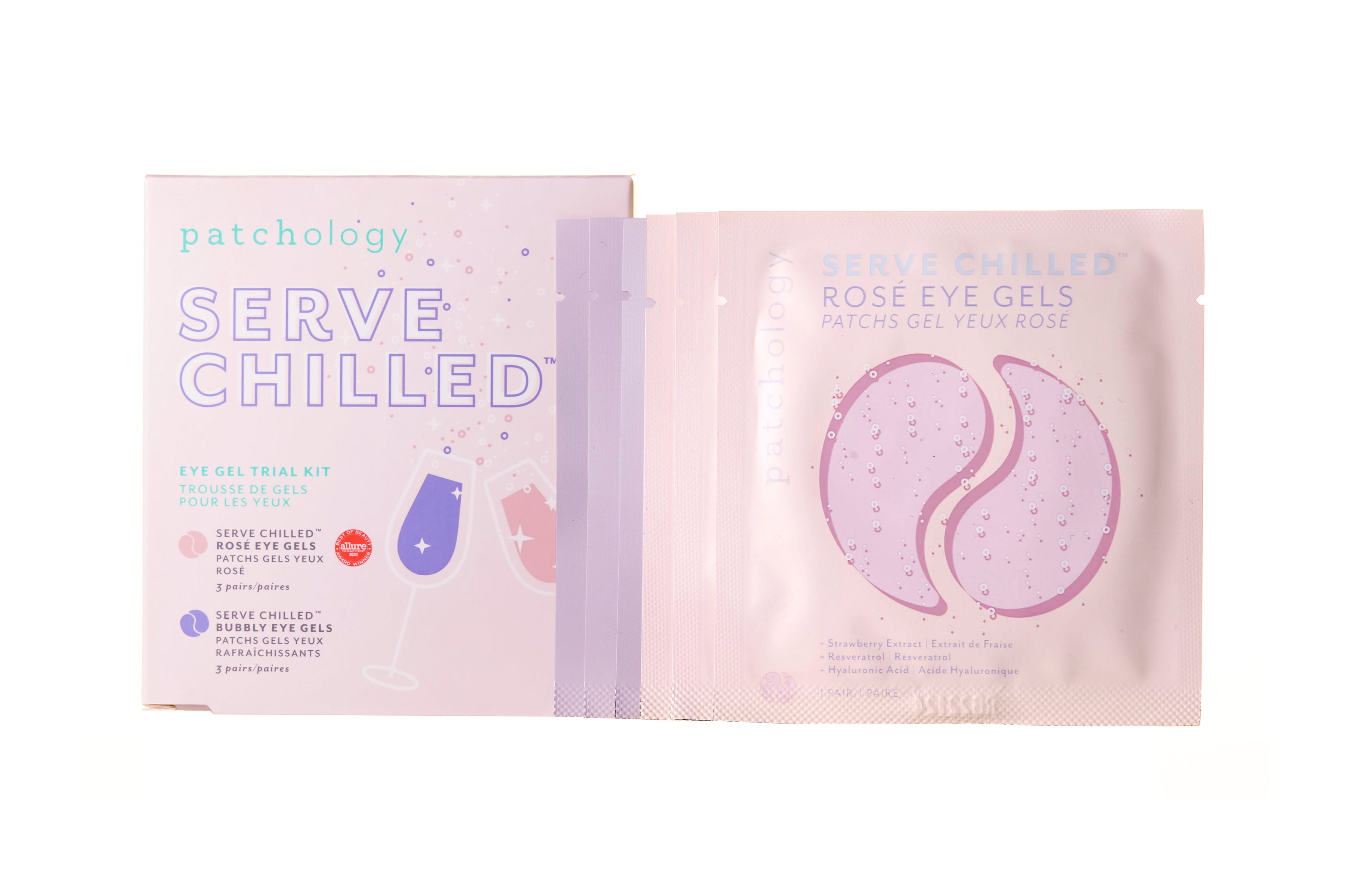 Patchology Serve Chilled Eye Gel Trial Kit, 6 Pack 