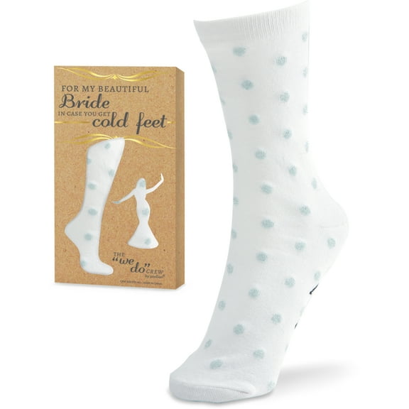 Pavilion Gift Company - Bride - Silver - Ladies Cotton Blend Sock