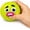 Green One, variant on 5PACK Funny Face Squishy Stress Balls, Stress Relief Desk Accessory for Adults (Blue one)