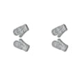 thumbnail image 3 of Sonducket 1 par de manoplas para niños, manopla para mantener el calor, cubierta gruesa para los dedos, accesorio de ropa para niños con Color simple gris claro 2piezas Sonducket CBP205287, 3 of 6