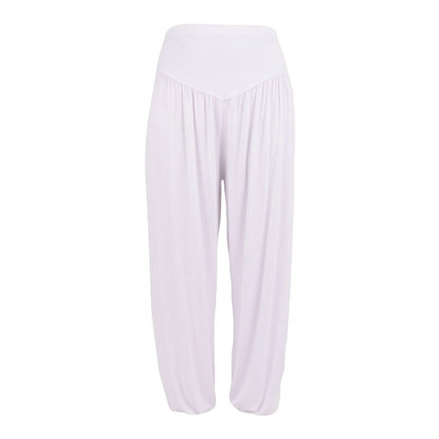 Pantalones holgados elásticos de yoga para mujer - Mezcla de algodón - Informal/deportivo - US 4-14 - M-3XL