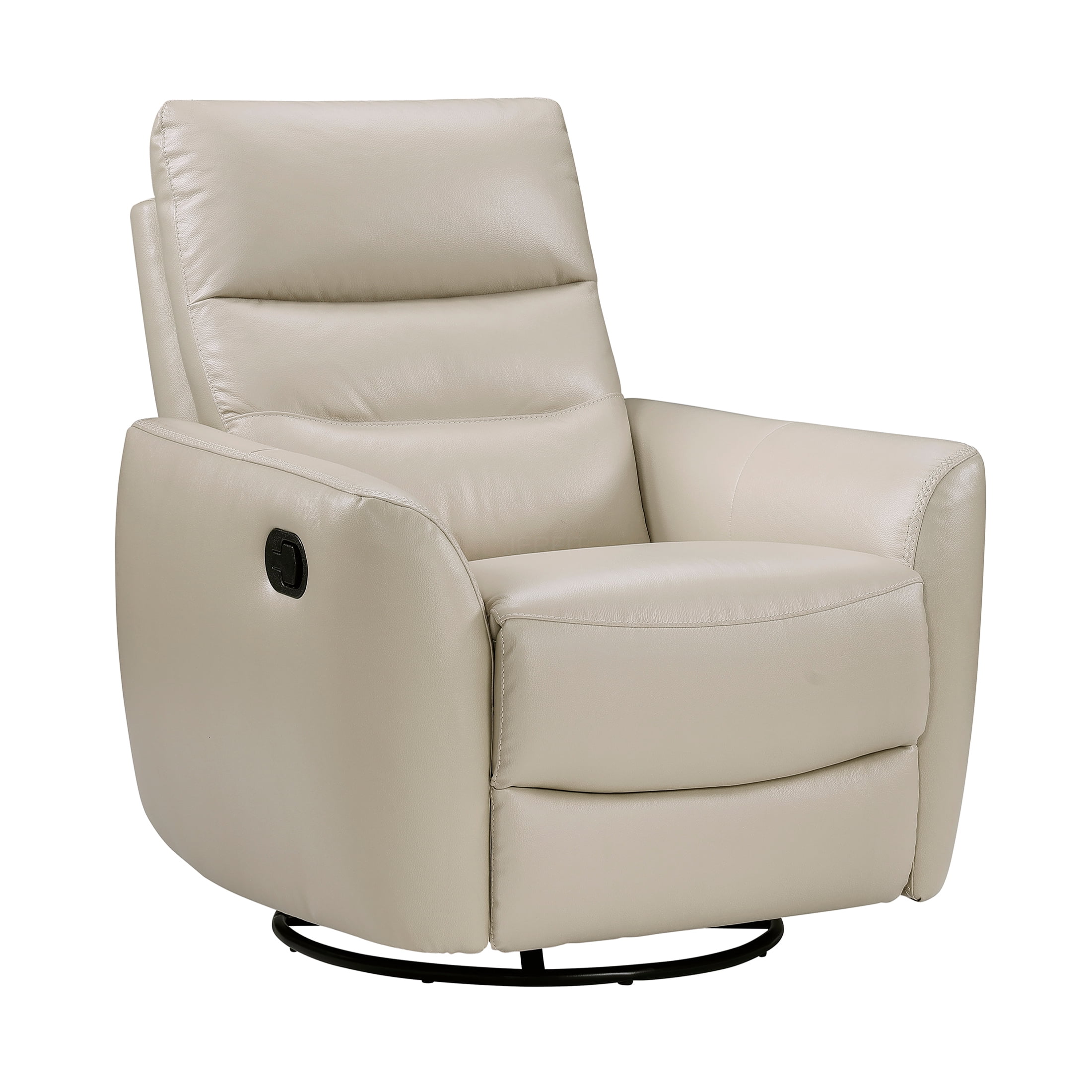 Benchmaster Peregrine Reclining Chair, Charcoal Faux Leather, Flip