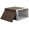 thumbnail image 3 of vidaXL Collapsible Laundry Basket Laundry Bin Dirty Clothes Hamper Round Bamboo, 3 of 7