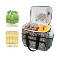 thumbnail image 2 of FORMRS Insulated Cooler Bag 24 Cans Capacity Soft Leakproof Lunch Box with Side Pockets, Halloween Dancing Skeleton, 2 of 7