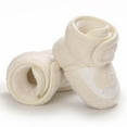 thumbnail image 2 of Zwiiyzr Unisex Baby First Walking Shoes 0-12 Months Infant Snow Booties Winter Toddler Boys Girls Fleece Soft Soled Shoes Booties White, 2 of 9
