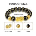 thumbnail image 2 of Bracelet Obsidienne Noire Feng Shui, 2 of 5