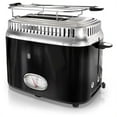 thumbnail image 1 of Russell Hobbs TR9150BKR Grille-Pain 2 Tranches Style Rétro - Noir, 1 of 5