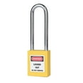 thumbnail image 2 of 5 Pieces Padlock Industrial Car Lockout Kit Simple Durable Access Control Equipment Lockpicking Sets Safety Locks for Companies Yellow, 2 of 6