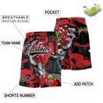 thumbnail image 2 of Custom Basketball Athletic Shorts Men Youth Stitched Name Number Mesh Gym Sports Workout Fashion Short with Pockets, 2 of 9