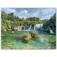 thumbnail image 1 of Picture-Tiles.com: Waterfalls Ceramic Tile Wall Mural WAL501127-43M. 24"W x 18"H using (12) 6" x 6" Ceramic Tiles-Satin Finish, 1 of 3