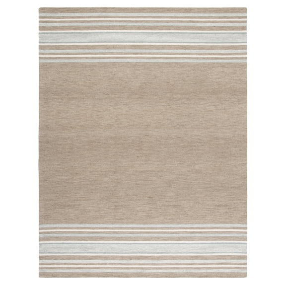 SAFAVIEH Metro Angela Striped Area Rug, Brown/Ivory, 8' x 10'