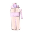 thumbnail image 3 of Botella de agua deportiva a prueba de fugas de 27 oz, fácil de limpiar, de boca ancha, reutilizable. Rosa, 3 of 8