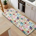 thumbnail image 5 of Pioneer Flower Floral Print Pattern Kitchen Rug Mat,Kitchen Runner Rugs Non Skid Washable,Decorative Kitchen Floor Mats for Kitchen,Sink,Laundry,17"x47.2", 5 of 7