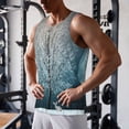 thumbnail image 5 of Gukieu Winter Rabbit Print Men's Quick Dry Fitness Vest, Round Neck Sleeveless Fitness Bodybuilding Top-Small, 5 of 7